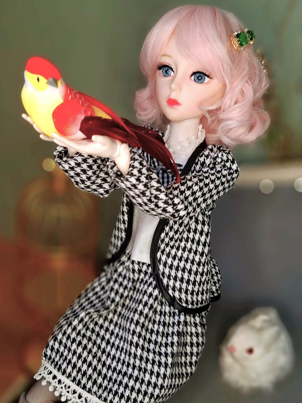 Fashion Girl in Tweed Jacket Special Promotion Sale 60cm BJD Doll