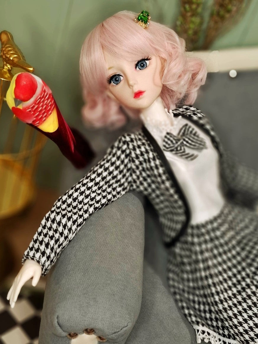 Fashion Girl in Tweed Jacket Special Promotion Sale 60cm BJD Doll