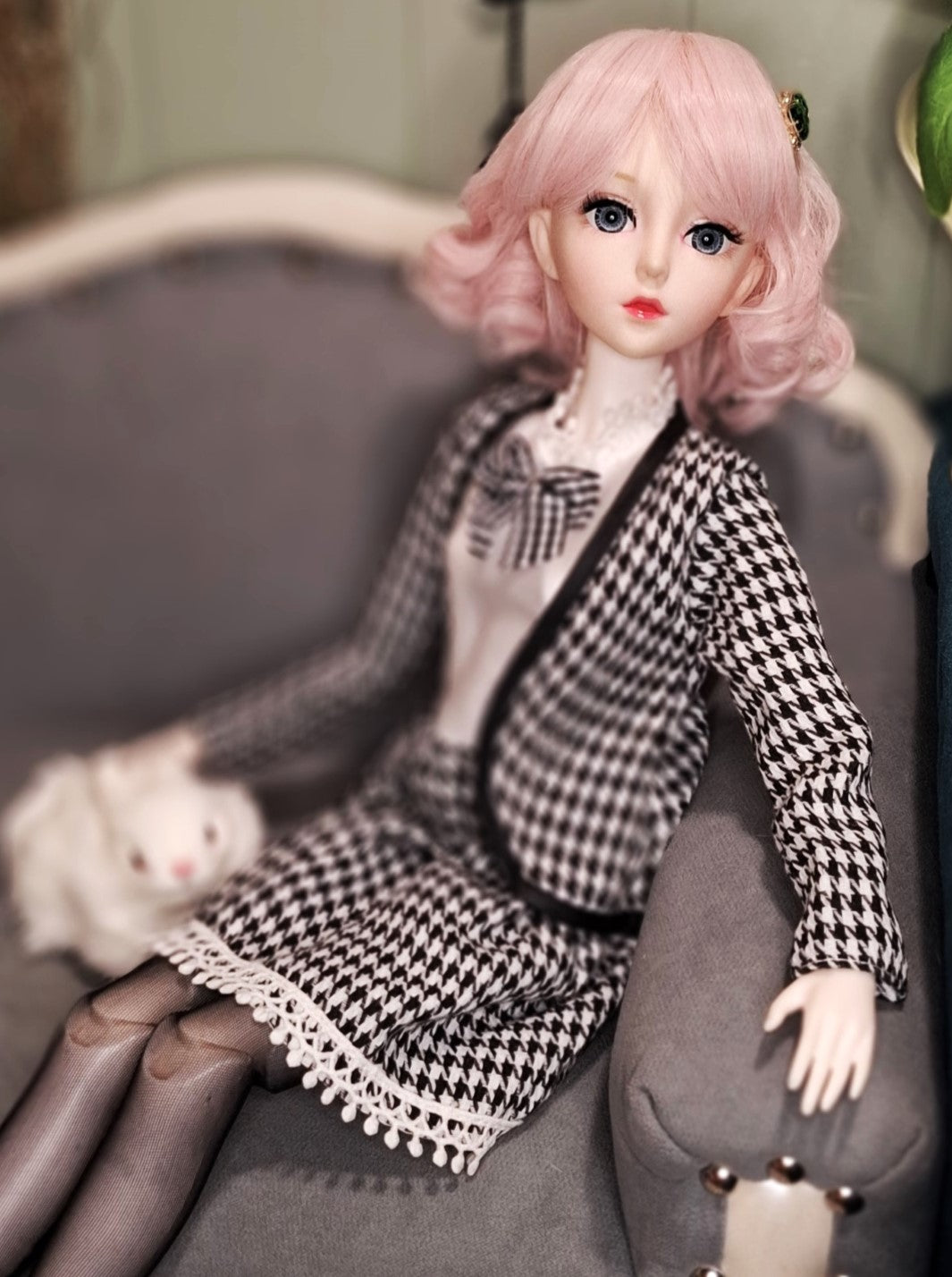 Fashion Girl in Tweed Jacket Special Promotion Sale 60cm BJD Doll